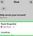 saber si alguien te bloqueó en Snapchat
