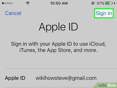 Imagen titulada Set Up iCloud on the iPhone or iPad Step 4