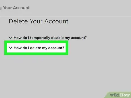 Imagen titulada Delete an Instagram Account Step 17