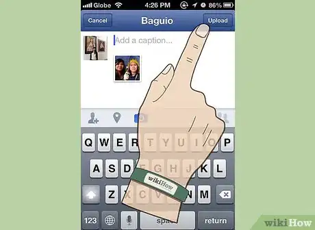 Imagen titulada Upload Photos to Facebook Using the Facebook for iPhone Application Step 22