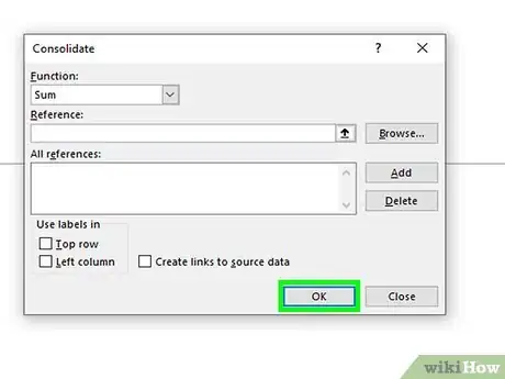 Imagen titulada Consolidate in Excel Step 13