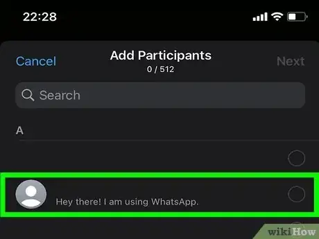 Imagen titulada Create a Group in WhatsApp Step 4