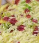 hacer un omelet de queso y jamón