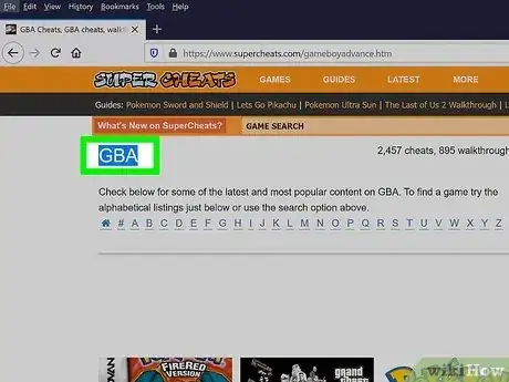 Imagen titulada Use Gameshark Codes on Visualboy Advance Step 10