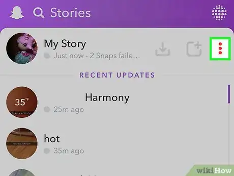 Imagen titulada Send Multiple Snaps on Snapchat Step 19