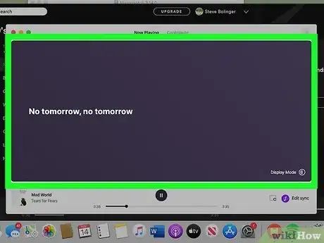 Imagen titulada Show Lyrics on Spotify on PC or Mac Step 15