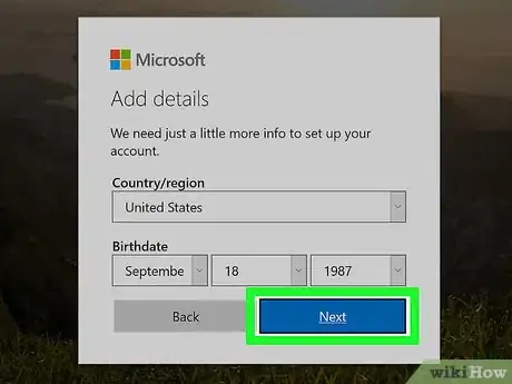 Imagen titulada Create a Hotmail Account Step 11