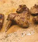 asar alitas de pollo a la parrilla