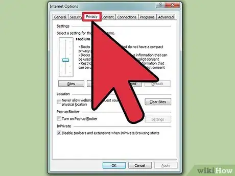 Imagen titulada Turn Off the Pop‐Up Blocker in Internet Explorer Step 4