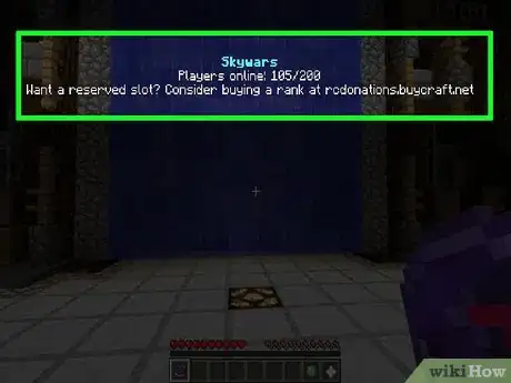 Imagen titulada Play Skywars in Minecraft Step 2