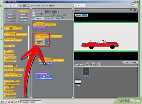 Imagen titulada Create Your Own Car Racing Game in Scratch Step 10