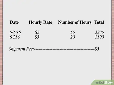 Imagen titulada Write an Invoice for Payment for Services Rendered Step 8