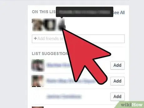Imagen titulada Make Friends Lists on Facebook Step 5