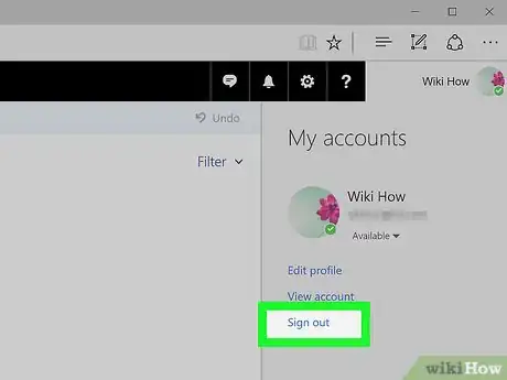 Imagen titulada Log Out of Outlook Step 5