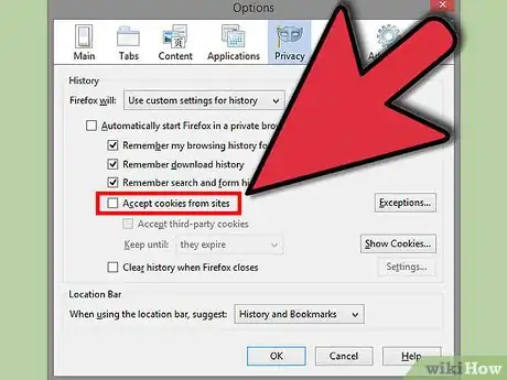 Imagen titulada Enable Cookies in Firefox Step 20