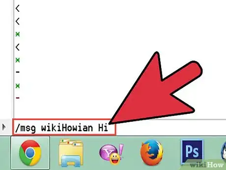 Imagen titulada Private Message Someone in IRC Step 3