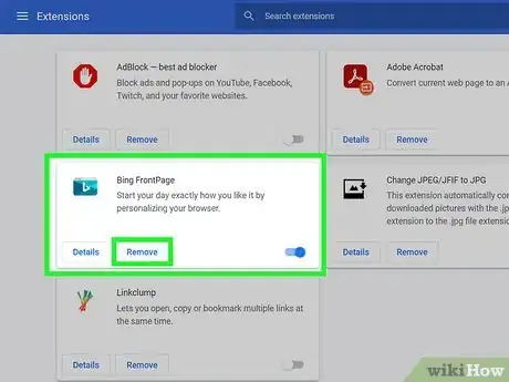 Imagen titulada Remove Bing from Chrome Step 3