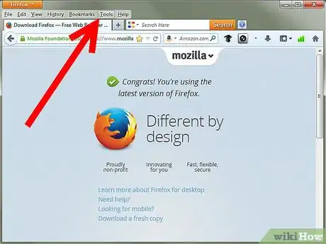 Imagen titulada Erase Web History in Firefox Step 1