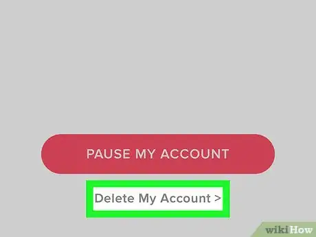Imagen titulada Delete a Tinder Account Step 5