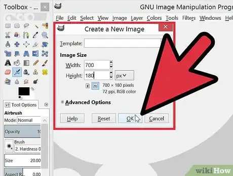 Imagen titulada Make a Banner With Gimp Step 2