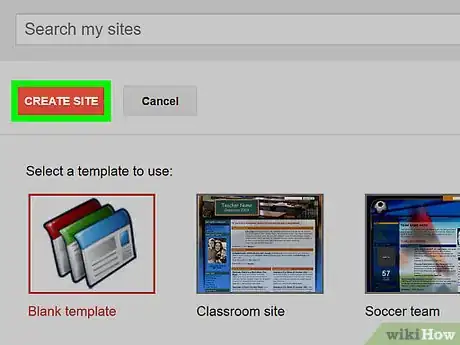 Imagen titulada Create a Website Using Google Sites Step 7