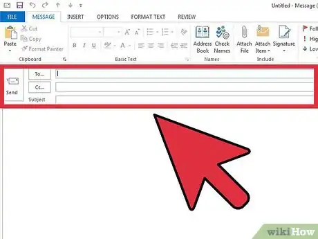 Imagen titulada Add a Picture to an Outlook Email Step 3