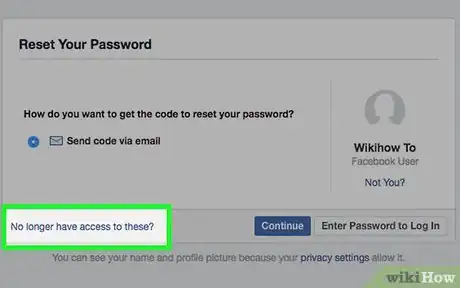 Imagen titulada Open Your Old Facebook Account Step 13