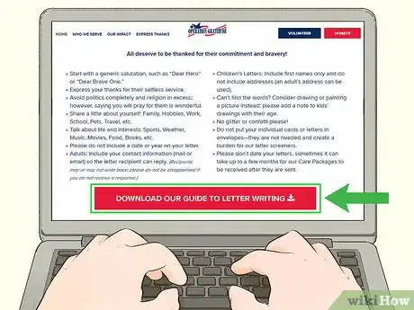 Imagen titulada Write Letters to Soldiers Step 9