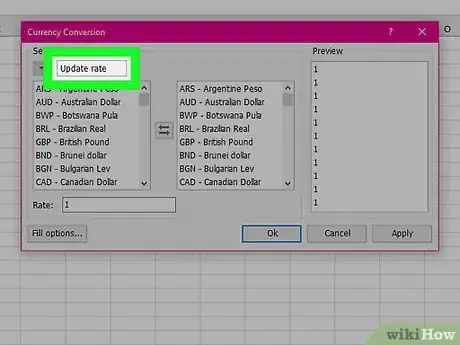 Imagen titulada Create a Currency Converter With Microsoft Excel Step 24