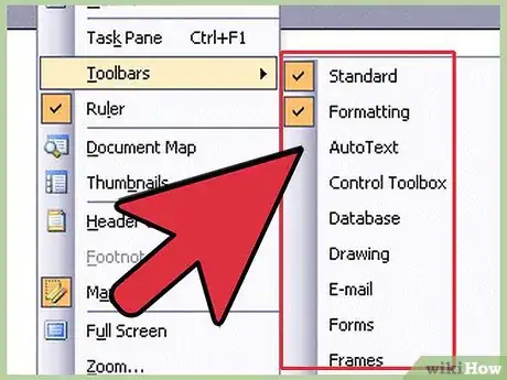 Imagen titulada Add Toolbars to Microsoft Word Step 2
