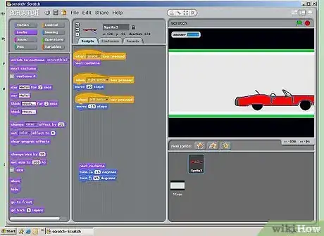 Imagen titulada Create Your Own Car Racing Game in Scratch Step 11