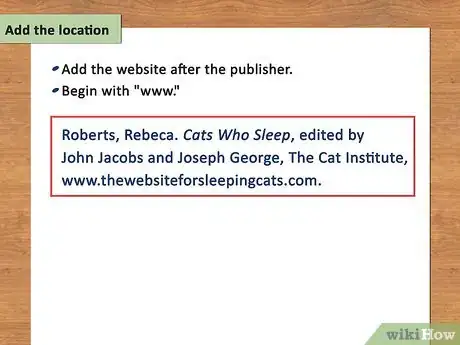 Imagen titulada Cite a Website Using MLA Format Step 5