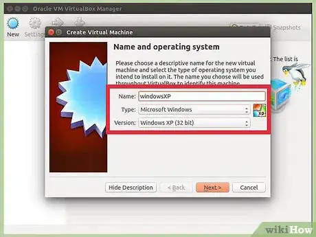 Imagen titulada Install Windows XP on Ubuntu with VirtualBox Step 4