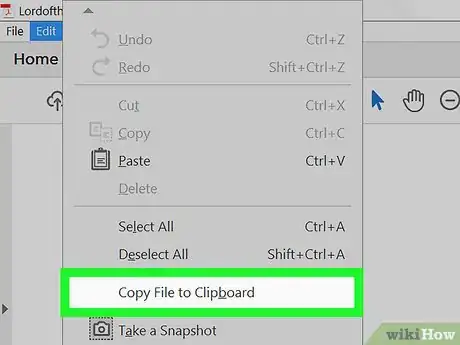 Imagen titulada Copy an Image from PDF to Word on PC or Mac Step 3
