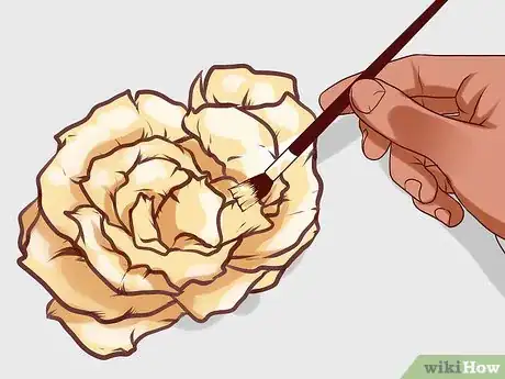 Imagen titulada Paint a Rose Step 14