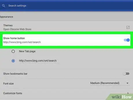Imagen titulada Go to the Homepage on Chrome on PC or Mac Step 4