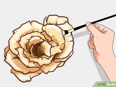 Imagen titulada Paint a Rose Step 18