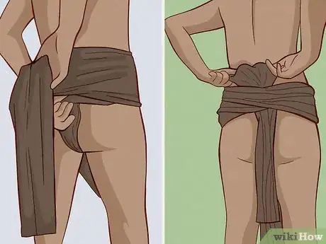 Imagen titulada Put on a Loincloth Step 8