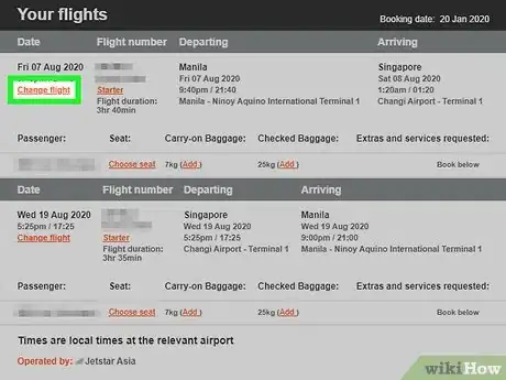 Imagen titulada Check Flight Reservations Step 5