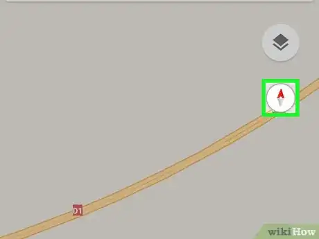 Imagen titulada Find North on Google Maps on Android Step 3
