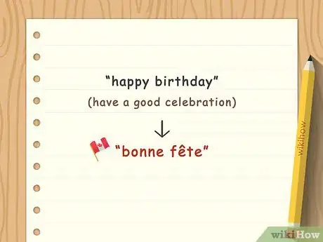 Imagen titulada Say Happy Birthday in French Step 3