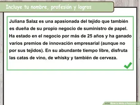 Imagen titulada Write_a_Personal_Bio_Step_23