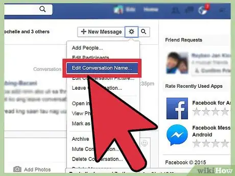 Imagen titulada Start a Conversation with a Girl on Facebook Step 2