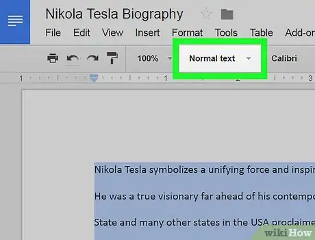 Imagen titulada Double Space in Google Docs Step 16