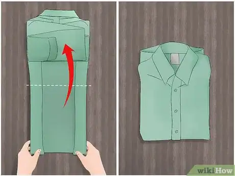 Imagen titulada Fold a Shirt for Business Travel Step 11