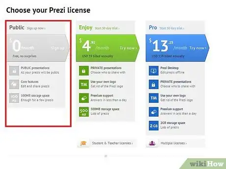 Imagen titulada Use Prezi Step 1Bullet1