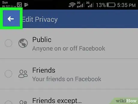 Imagen titulada Make Facebook Pictures Private on Android Step 10