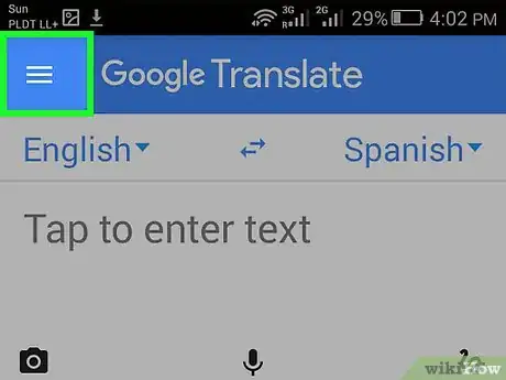 Imagen titulada Download a Language for Offline Use in Google Translate for Android Step 2