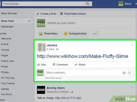 Imagen titulada Mention Someone in a Facebook Comment Step 7