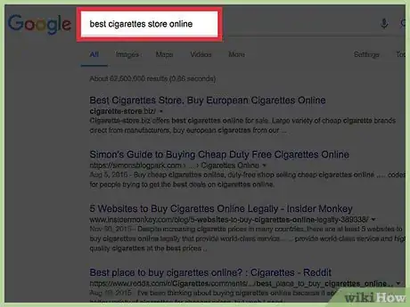 Imagen titulada Buy Cigarettes Online Quickly Step 13